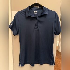 Women's Navy Short Sleeve Polo Shirt